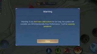 AFK FOR 5 MINUTES - MOBILE LEGENDS