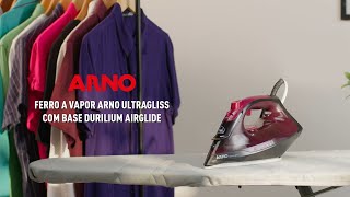 Ferro a Vapor Arno Ultragliss com Base Durilium Airglide