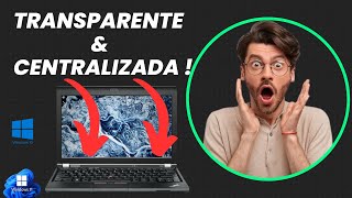 COMO DEIXAR A BARRA DE TAREFA TRANSPARENTE E CENTRALIZADA!! 😱😱😱