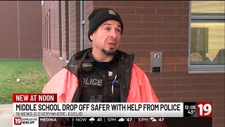 Officers help keep students safe at Euclid Middle School