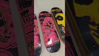 💀 new @zeroskateboards X Misfits boards 💀 #skateboarding