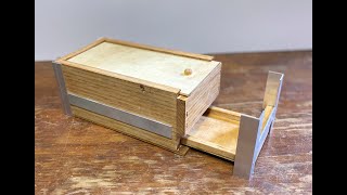 Wooden Box With Secret Compartment