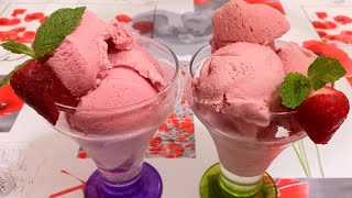 Клубничное мороженое за 5 мин.Strawberry ice cream in 5 minutes.Sorvete de morango em 5 minutos.