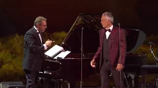 Andrea Bocelli performance in Hegra on Apr 8, 2021 - Lincoln Citizen