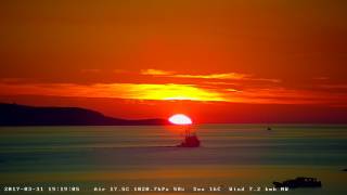 Sunset at the end of Pakleni islands