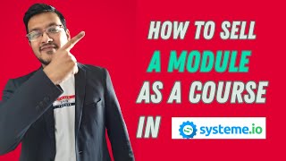 How To Sell A Module of A Course In systeme.io