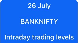 26 July Banknifty analysis video | Banknifty analysis video for tomorrow #banknifty #stockmarket