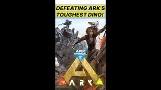 KILLING ARKS TOUGHEST DINO TO SEE WHAT LOOT IT DROPS?  #shorts #short #arksurvivalevolved #ark