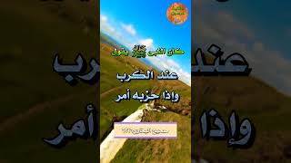 #حديث_شريف ؛ دعاء النبى ﷺ عند الكرب