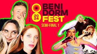 LET'S REACT TO BENIDORM FEST 2024 SEMI-FINAL 1 WITH THEBALKANGUY & SLAVANDIC (LIVE REACTION)