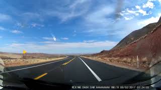 Dashcam ride alongside the Grand Canyon