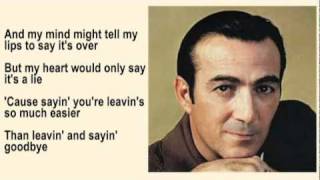 Faron Young - Leaving and Saying Goodbye with Lyrics