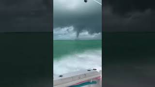 September 2020 Water Spout on Sea Reel Smiles.