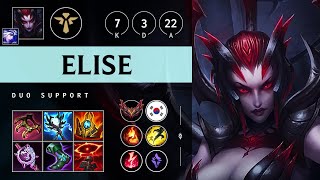 Elise Support vs Pyke: Vision Controller - KR Grandmaster Patch 14.22