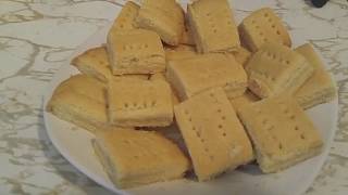 Como hacer galletas de mantequilla// how to make shortbread cookies