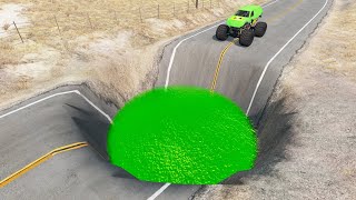 Cars vs Deep Water – BeamNG.Drive