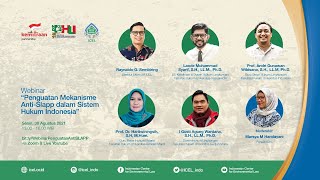 WEBINAR PENGUATAN MEKANISME ANTI-SLAPP DALAM SISTEM HUKUM INDONESIA