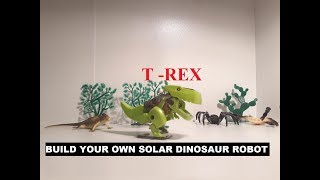 Evde  Dinozor Robot Yapımı T-REX ( Built your own solar dinosaur robot )