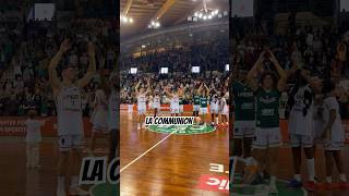 La communion après l’énorme victoire contre l’asvel