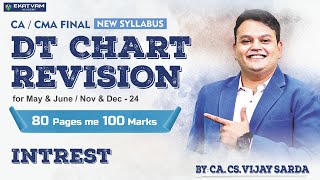 DT Chart Revision | Interest| CA Final & CMA Final |DT Marathon #cafinaldt #dt #vijaysarda