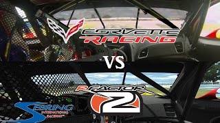 rFactor 2 vs Real Life - Corvette C7.R @ Sebring