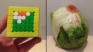 Making A Cabbage On a 7x7!!!