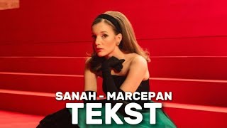 sanah - Marcepan | TEKST