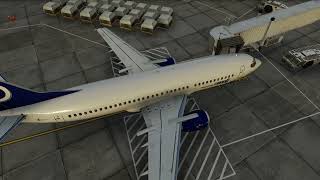 IXEG 737 for X-Plane 12 - turnaround at Portland