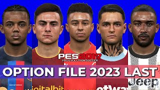 PES 2017 Option File Season 2022/23 | For All Patch