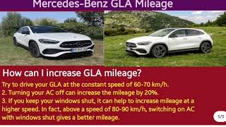 mercedes benz car milage