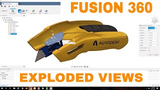 Fusion 360 Exploded Views - Beginner Tutorial