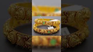 gold desiner bangles # antique bangles # Lakshmi designs peacock design bangles