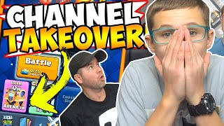 MY SON TOOK OVER MY CLASH ROYALE YOUTUBE CHANNEL!