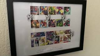 MARVEL stamps limited edition Марки Марвел в лимитированном количестве