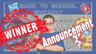 Back To School Giveaway Announcement