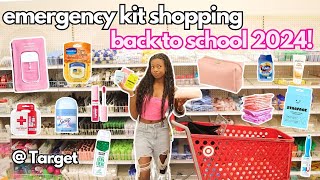 What's In my Emergency Kit! Back to school shopping at Target 2024!