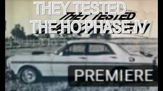 XY GT-HO PHASE IV TEST PROTOTYPE