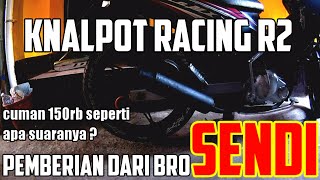 #vlog 53 - Review knalpot racing R2 cuman 150rb | motovlog Bandung |#knalpotracingmurah#jupitermx135