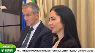 Agli atenei lombardi 50 Milioni per progetti di ricerca e innovazione