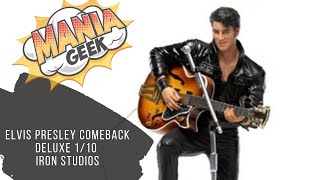 UNBOXING Elvis Presley Comeback Deluxe Art Scale 1/10 Iron Studios