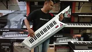 Roland Ax Edge Keytar || Lead Guitar Sound Demo 🎬