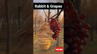 rabbit and grapes #shorts #short #ytshorts #trending