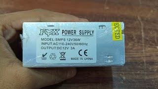 12v 3 AMP SMPS POWER SUPPLY SALE # USE led light # Battery charging# Use class d amplifier