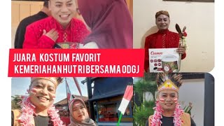 JUARA KOSTUM FAVORIT KEMERIAHAN HUT RI BERSAMA ODGJ & Mbak SOFIE