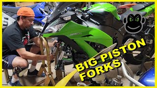 SHOWA BPF FORK SEAL REPLACEMENT | Kawasaki ZX10R Big Piston Forks