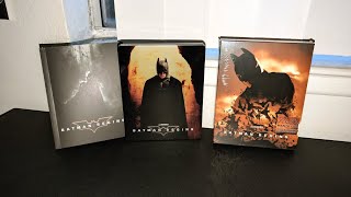 Batman Begins Fullslip Manta Lab Steelbook Unboxing #batman #batmanbegins #wb #warnerbros