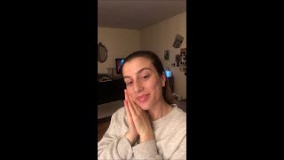 mini nighttime skincare routine