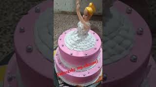 3 pound doll cake #hearttouching #cakedesign #shots