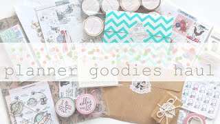 Chatty Planner Haul | Stickers, Washi, and Accessories