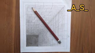 How to draw 3D with just a pencil